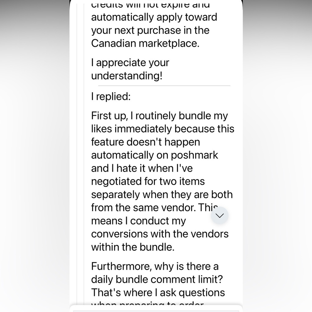 YOU HAVE REACHED YOUR MAXIMUM BUNDLE COMMENTS FOR DAY… ANYONE ELSE ANNOYED? Pics - Picture 3 of 14